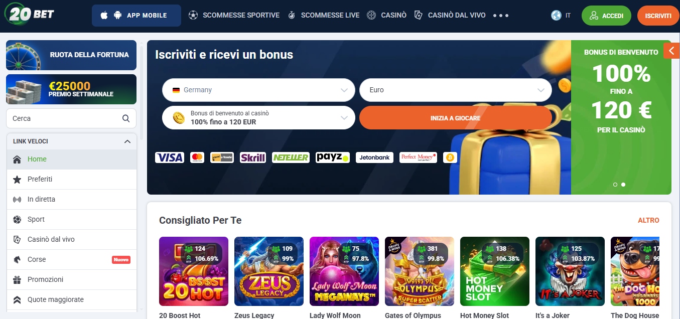 20bet Casino